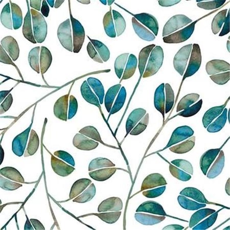 Roommates Roommates RMK11628WP Cat Coquillette Eucalyptus Peel & Stick Wallpaper; Blue RMK11628WP